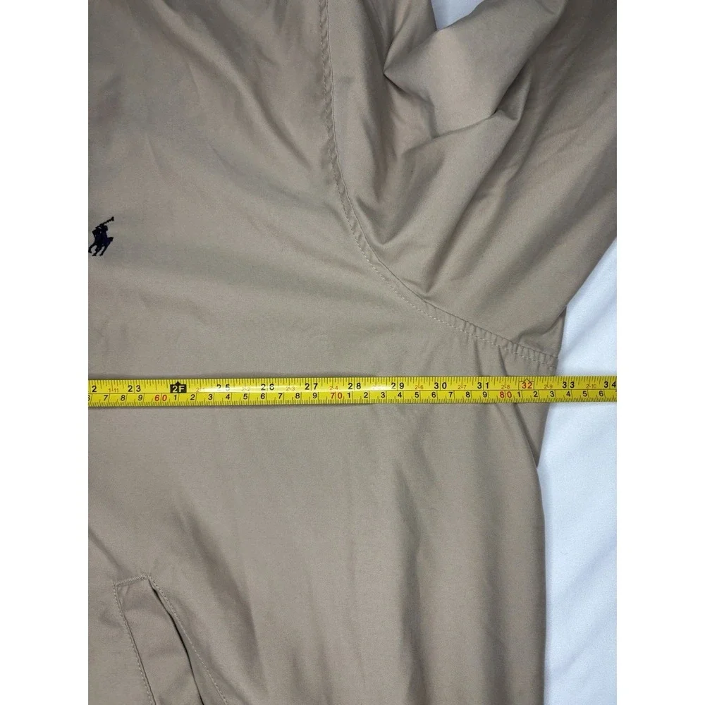 Polo Ralph Lauren Vintage Harrington Jacket Men 4XB BIG Beige Lined‎ Bomber READ